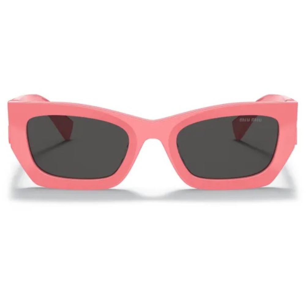 Miu Miu Eyewear Rectangle Frame Sunglasses Pink